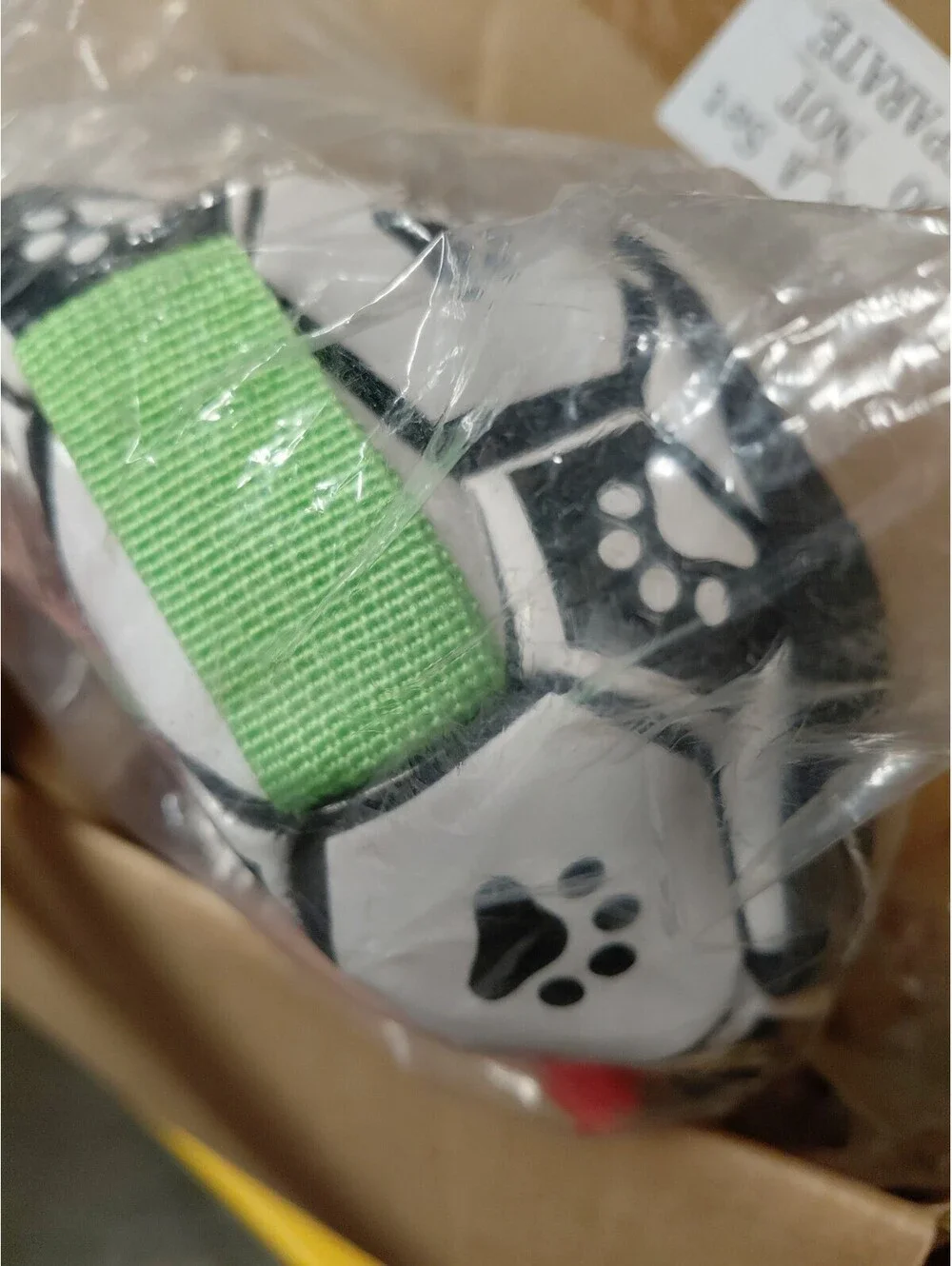 Dog soccer ball with pump World Cup dog park